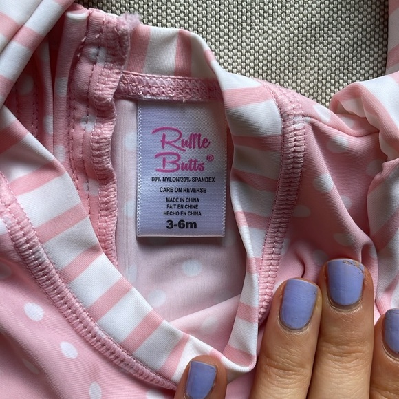 Ruffle Butts Swimsuit 3-6 months - Picture 3 of 3